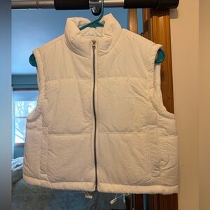 White Puffer Vest